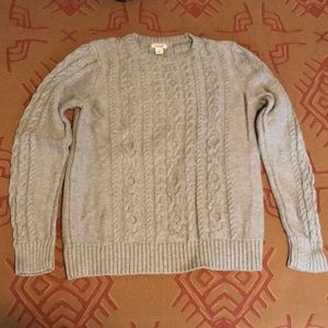 L.L. Bean Cotton Cable Sweater